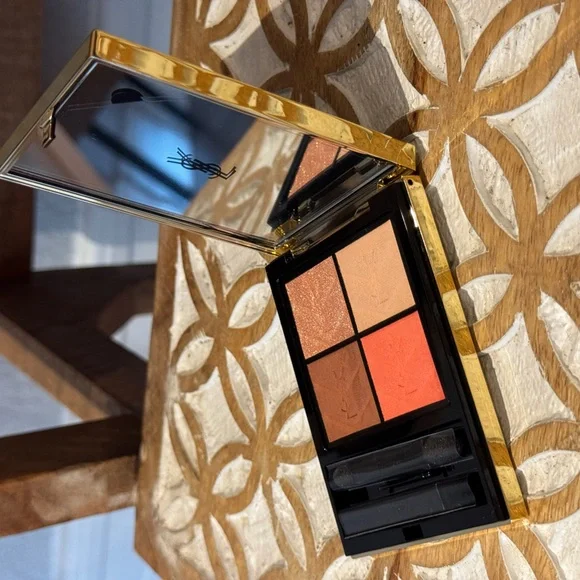 Luxury Bundle YSL Couture Mini Clutch and Chanel Rouge Lipstick in Honey Bliss